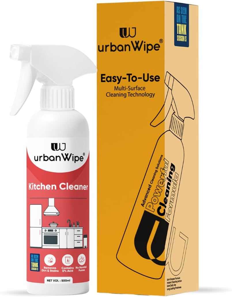 Kitchen Cleaner Spray Suitable For All Kitchen Surfaces, Gas Stove, Countertop, Tiles, Chimney And Sink_(500Ml)