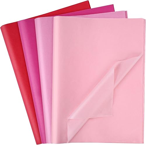 Miniatura 7 de Koogel 112 piezas de papel de seda naranja, papel de seda de color otoño de 20 pulgadas, papel de regalo a granel para manualidades, manualidades,