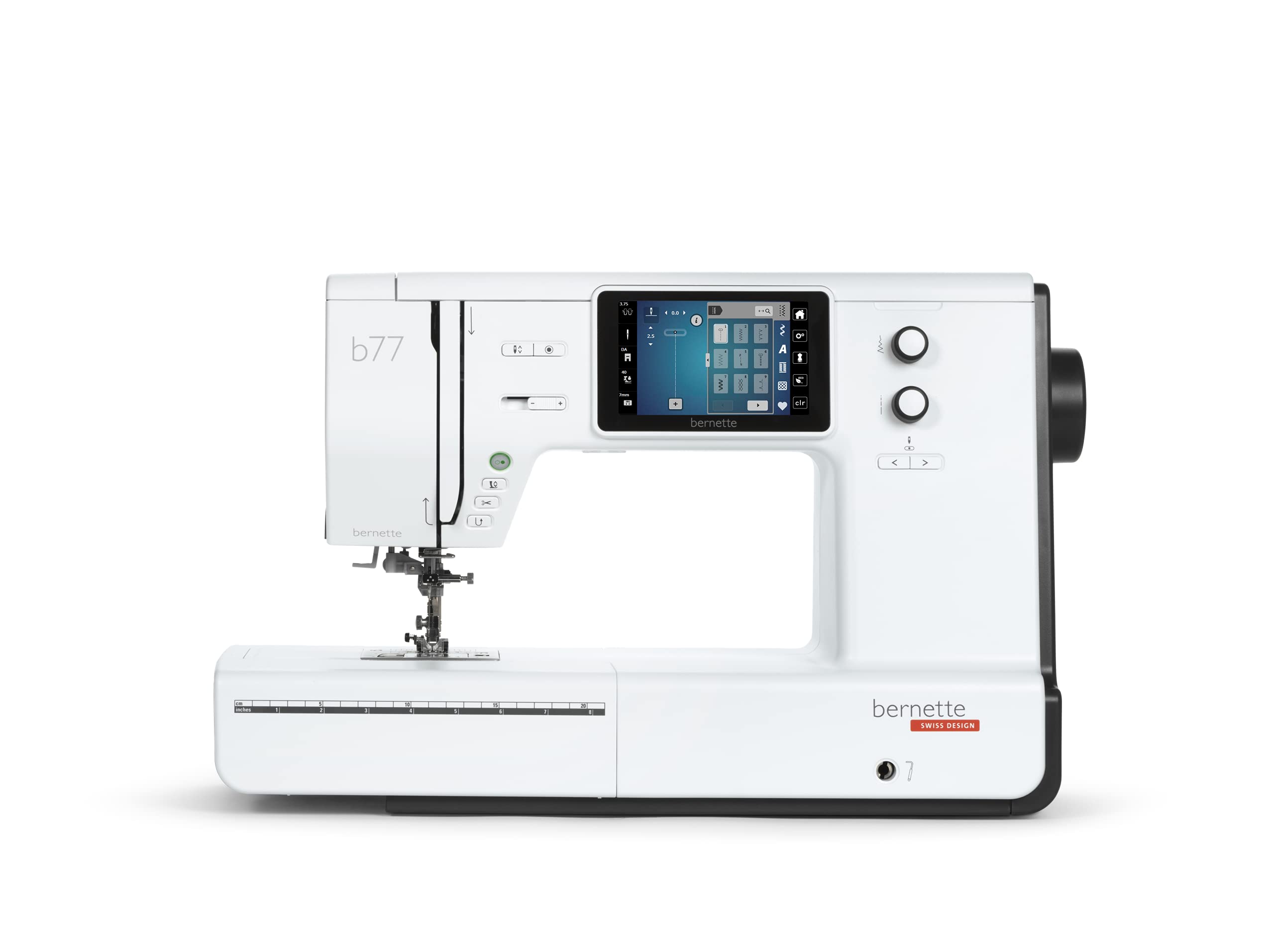 Bernette B77 with 8-Piece Feet Set Included - Versatile Machine for All Skill Levels - Effortless Stitching & Quality Craftsmanship Unleashes Creative Possibilities | Redefine Your Sewing Experience