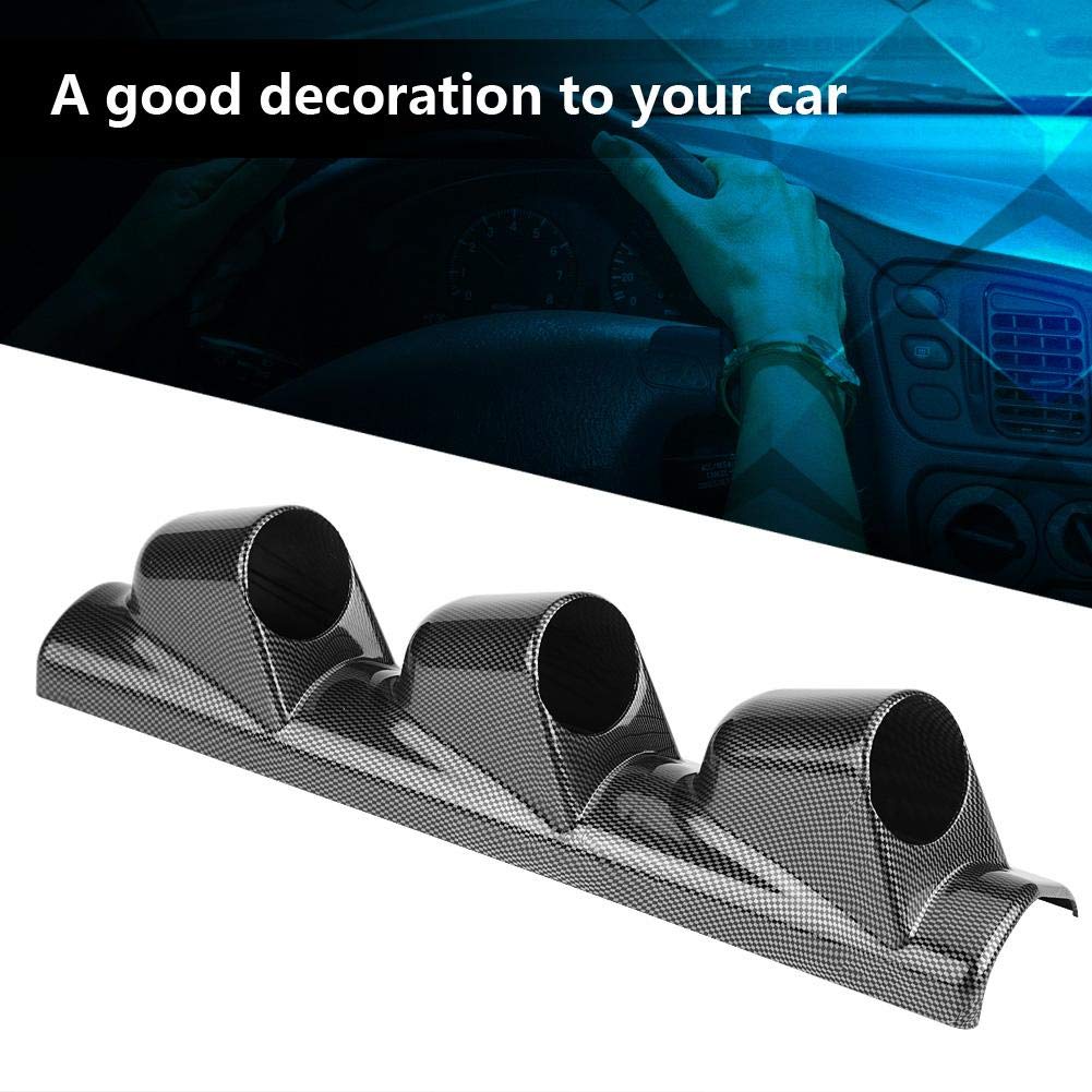 Triple 52mm Gauge Pod Holder – Left-Hand Pillar Mount For Racing & Custom Cars