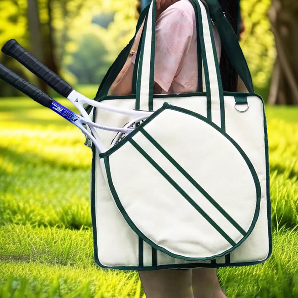 Elegante borsa porta racchetta da badminton di grande capacità, | tennis per prestazioni e look, racchetta da tennis portatile, kit da badminton resistente e pratico
