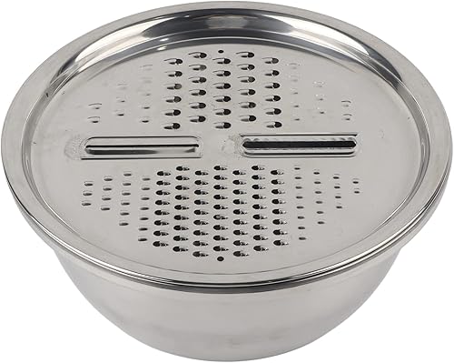 Juego de ralladores de acero inoxidable, cesta de drenaje multifuncional, ralladores de verduras para rebanadas, ralladura y rallar verduras, papas