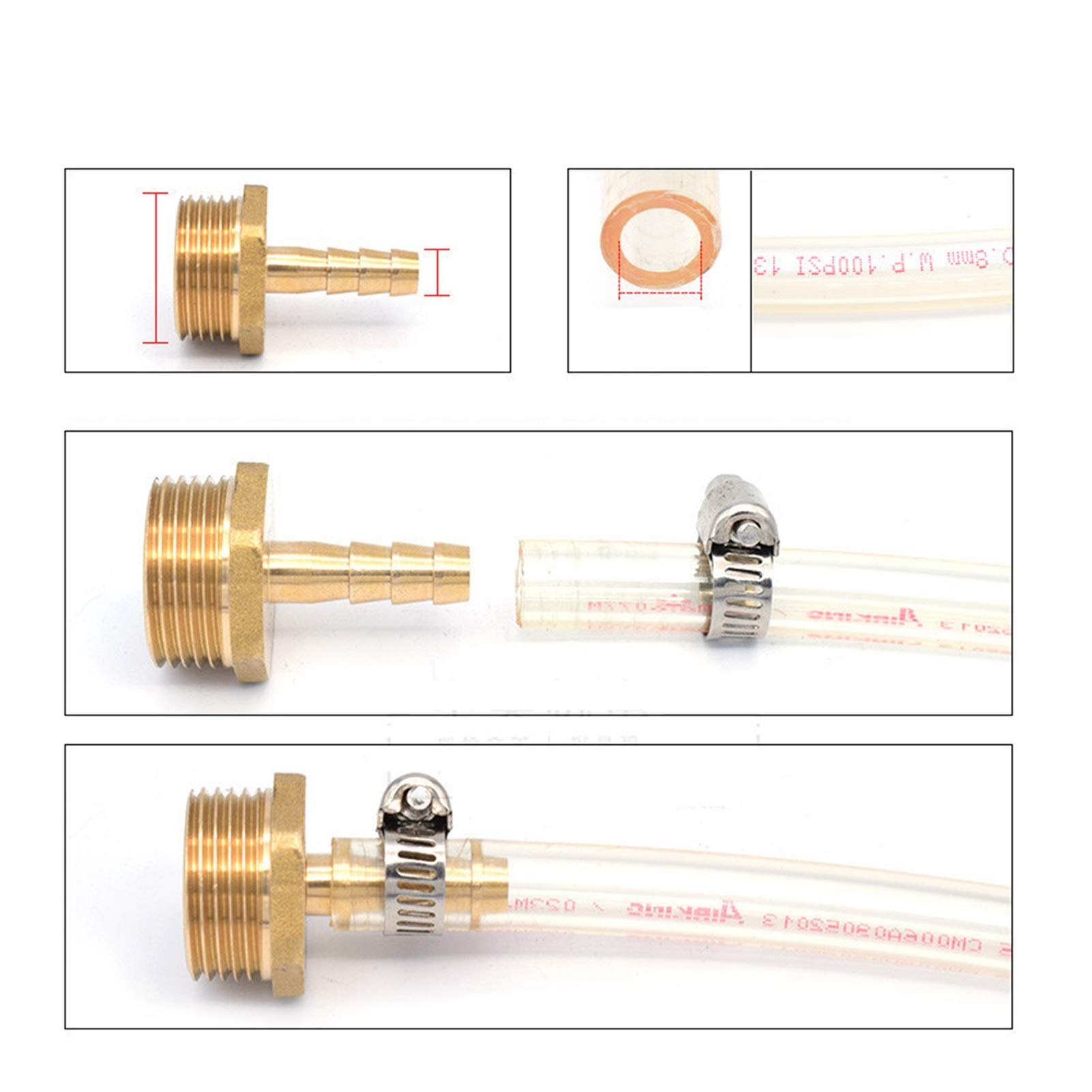 RACCORDO,OTTONE,MASCHIO,FEMMINA,1/4',SAE,1/8',NPT,RIDUZIONE,46F . MONTARULI Service - Ricambi - Foto 9