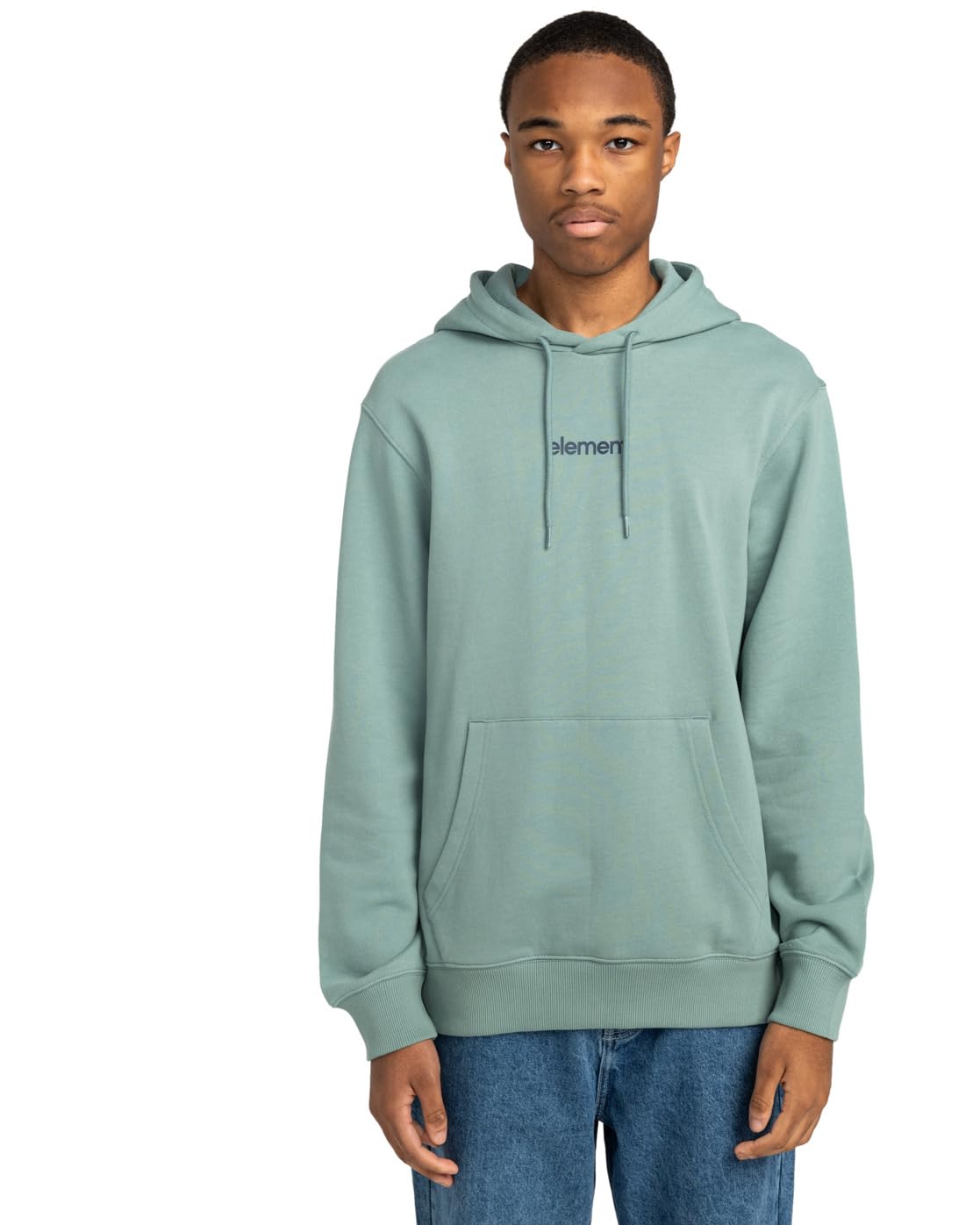 Element Simple Logo - Pullover Hoodie - Men - Blue.