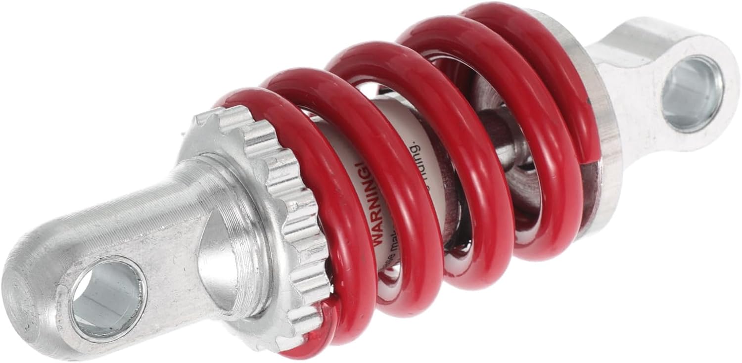 Homoyoyo Rear Shock Absorber 6x100mm for Electric Scooter Mountain Bike and Wheelchair, Red Sturdy Bike Replacement Suspension Damper for Off-road and Urban Riding