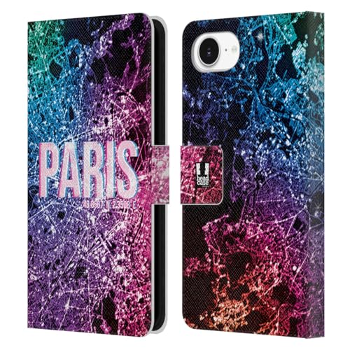Coque cuir iPhone 16e 17e Head Case Designs Paris finition haut de gamme