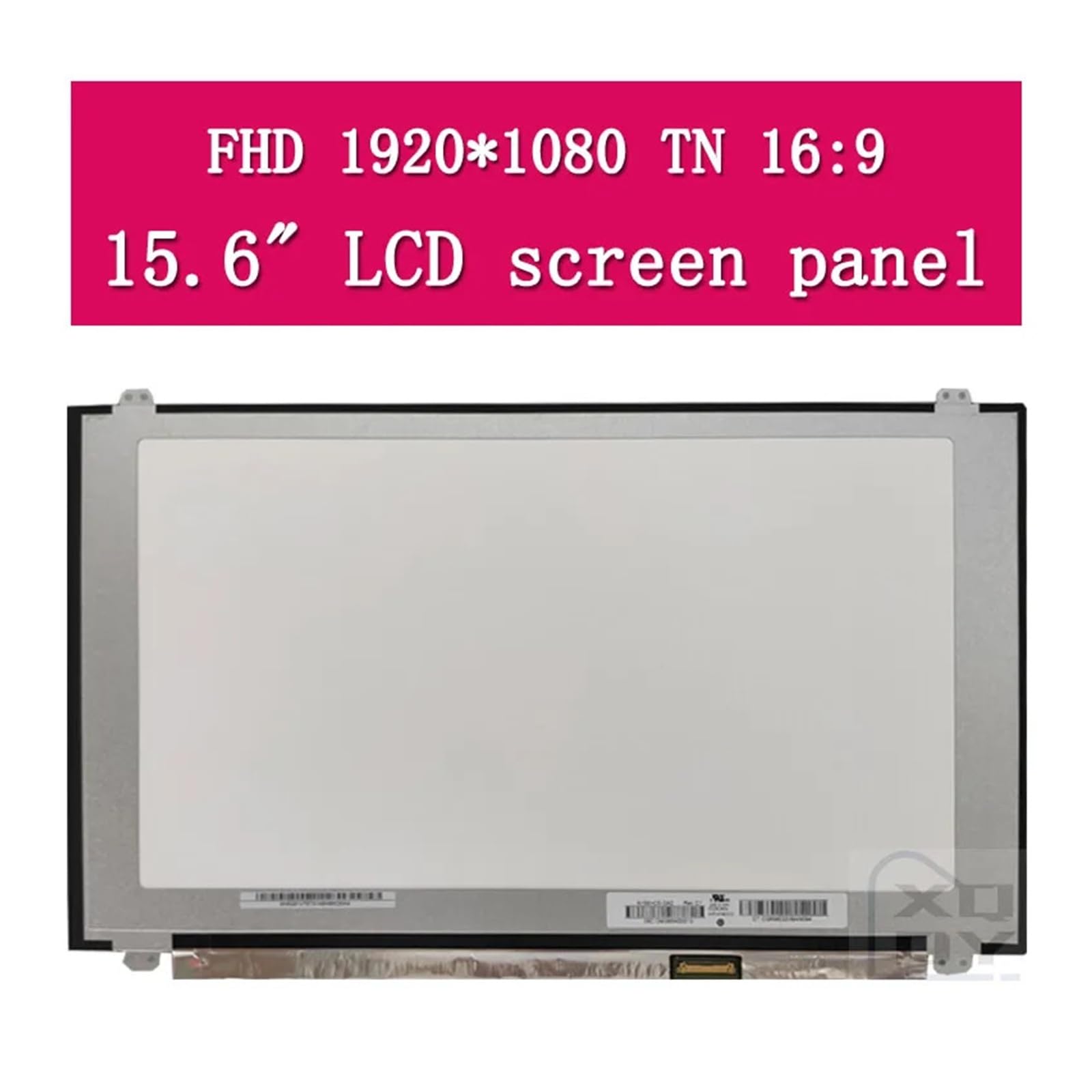 Compatibile con Acer, Aspire 5 A515-51 A515-51G A515-51G-515J, Parti di Manutenzione for Laptop Schermo LCD FHD da 15,6 Pollici Display LED 1920X1080, 60 Hz 30 Pin EDP(FHD 1920X1080 TN)