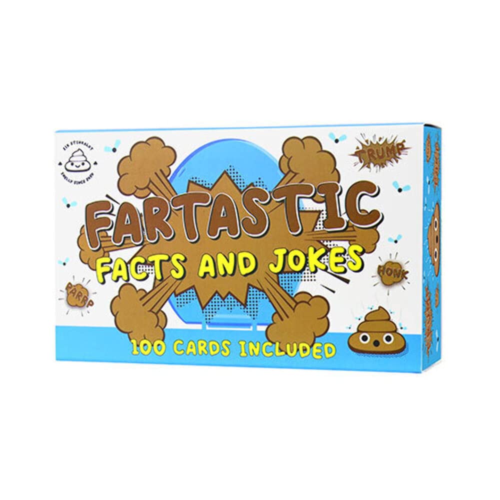 100 Joke Cards Fart Facts & Jokes Gift Republic Funny Hilarious For Laughs