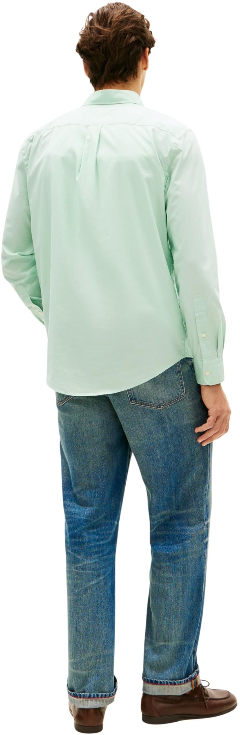 Tommy Hilfiger Uomo Camicia Flex Poplin Solid Regular Fit