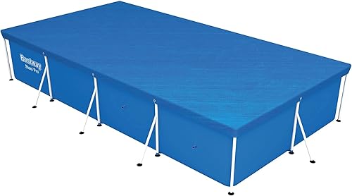 Miniatura 7 de Bestway 58107 Flowclear Pro - Funda rectangular para piscina sobre el suelo piscina no incluida con cuerdas de amarre