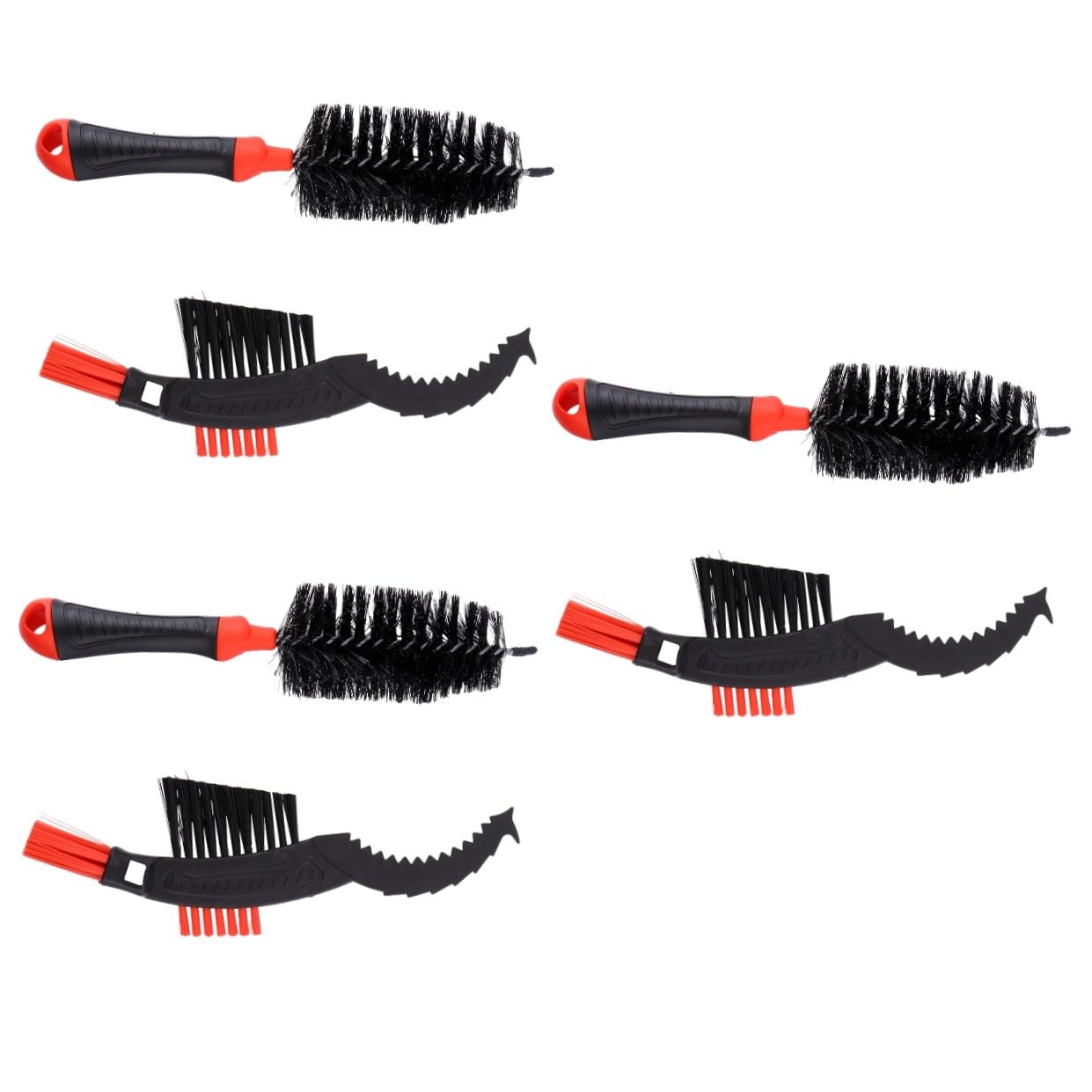 TOYANDONA 3 set Set Di Spazzole Per Pneumatici Spazzola Per Catena Di Bicicletta Pulitore Per Catena Di Bicicletta Spazzola Per La Pulizia Della Di 2 pezzi*3