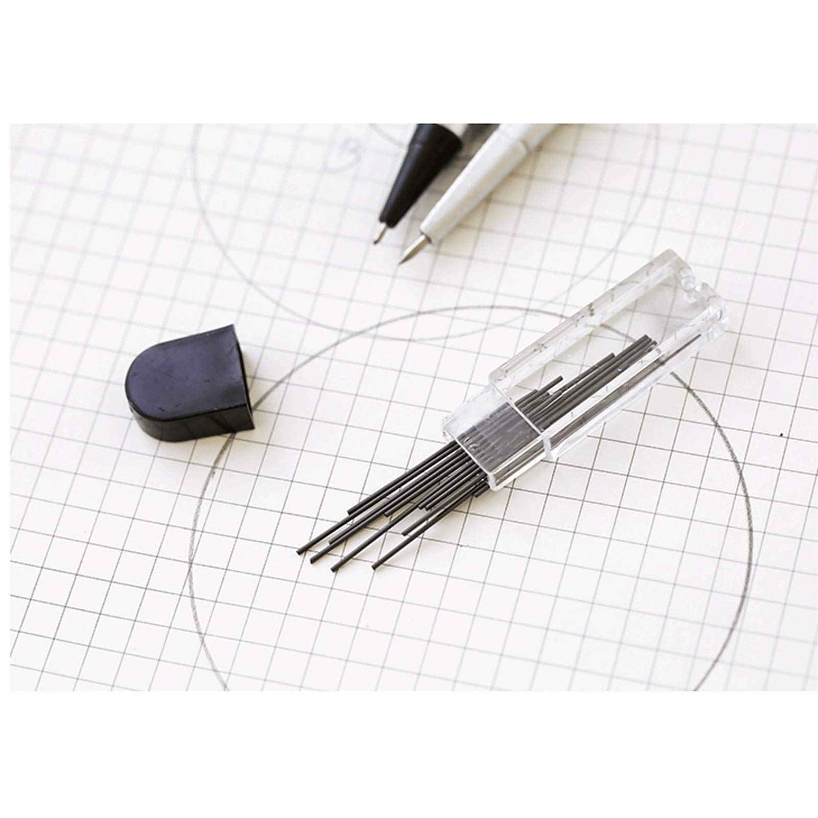 Kreis-Zeichenwerkzeug, 8-teiliges Zirkel-Set, Geometrie-Set for Schüler mit Winkelmesser in Tragetasche