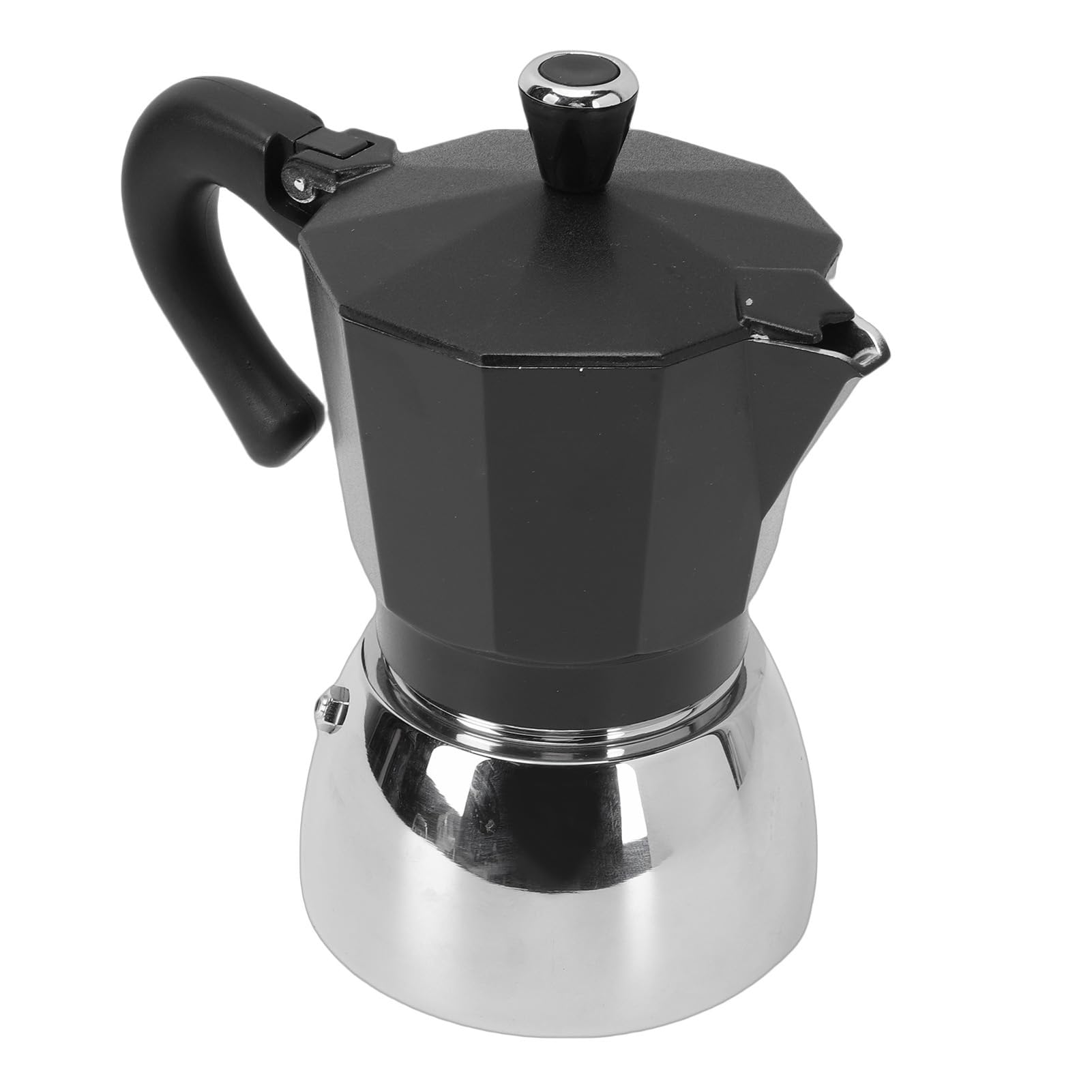 Fdit Italiana Moka 3 Tazas, de de Inducción 300ml de Aluminio para Estufa de Gas y Eléctrica