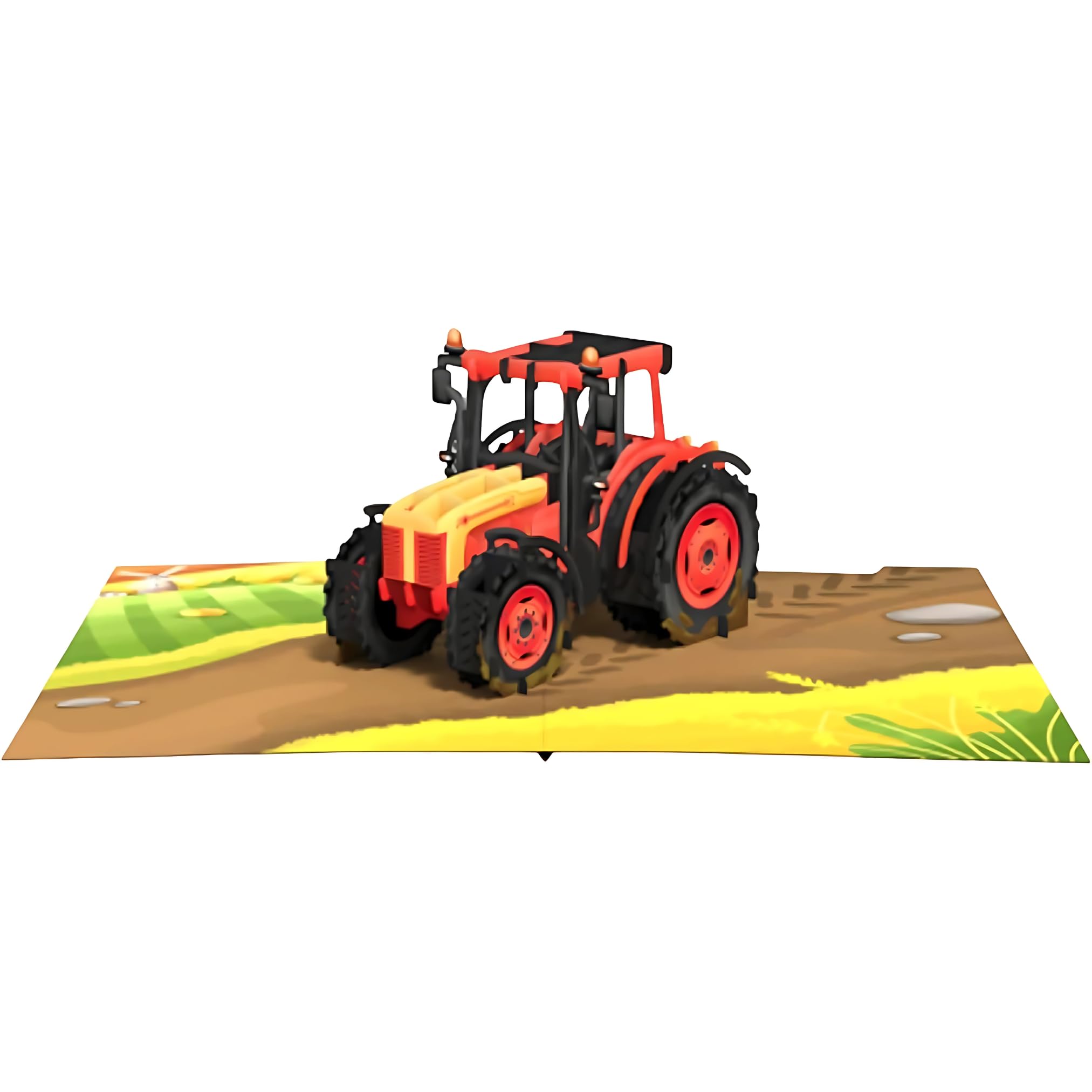 Tractor 3D Pop Up, Handmade Greetings Card For Men Farmers Father’s Day, Thank You Card, Congratulations Card, Birthday Card - View #7
