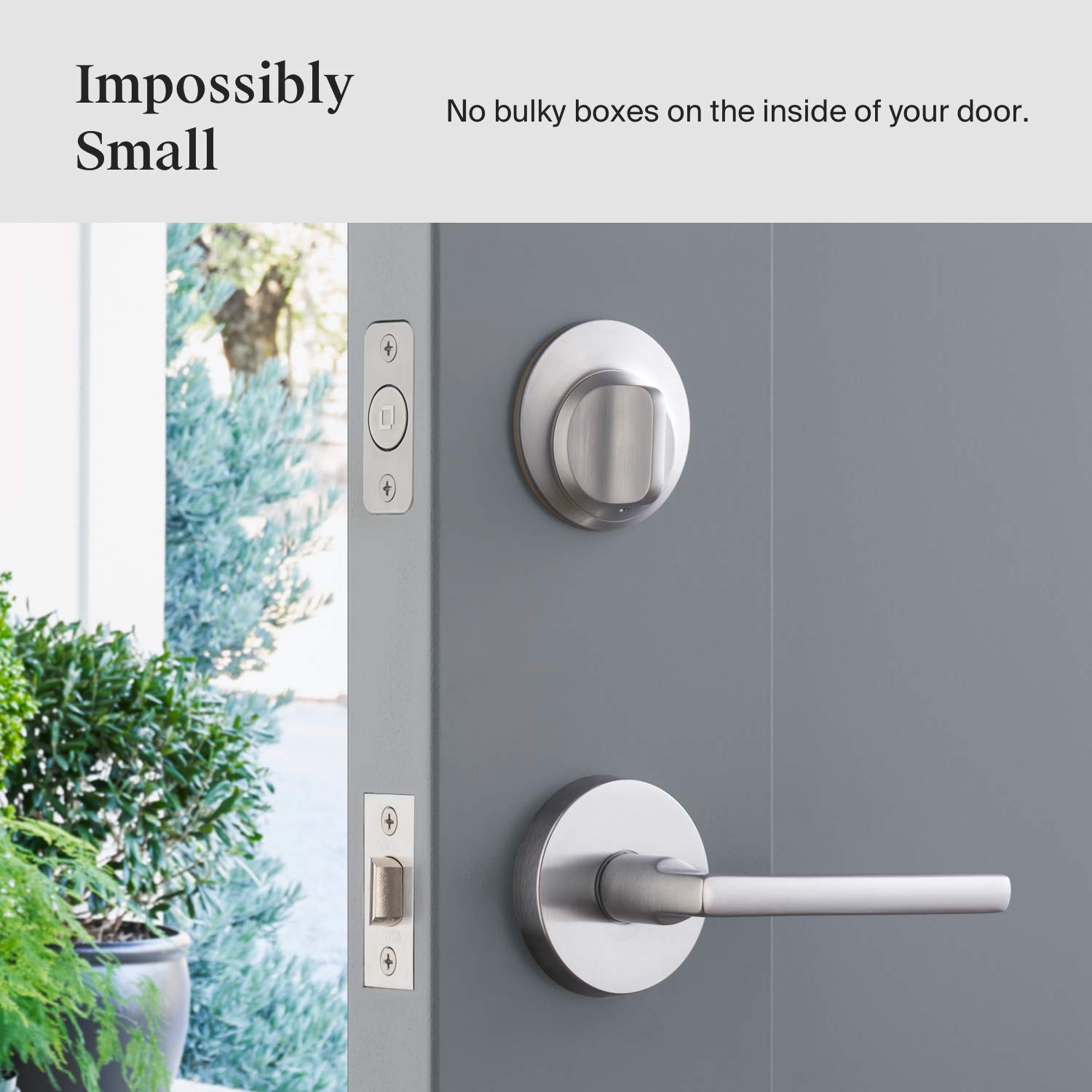 Level Lock Smart Lock Touch Edition, Keyless Entry Using Touch, a Key
