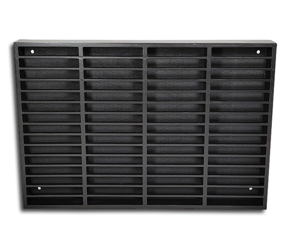 Protected Musikkassetten Holzregal Deluxe schwarz