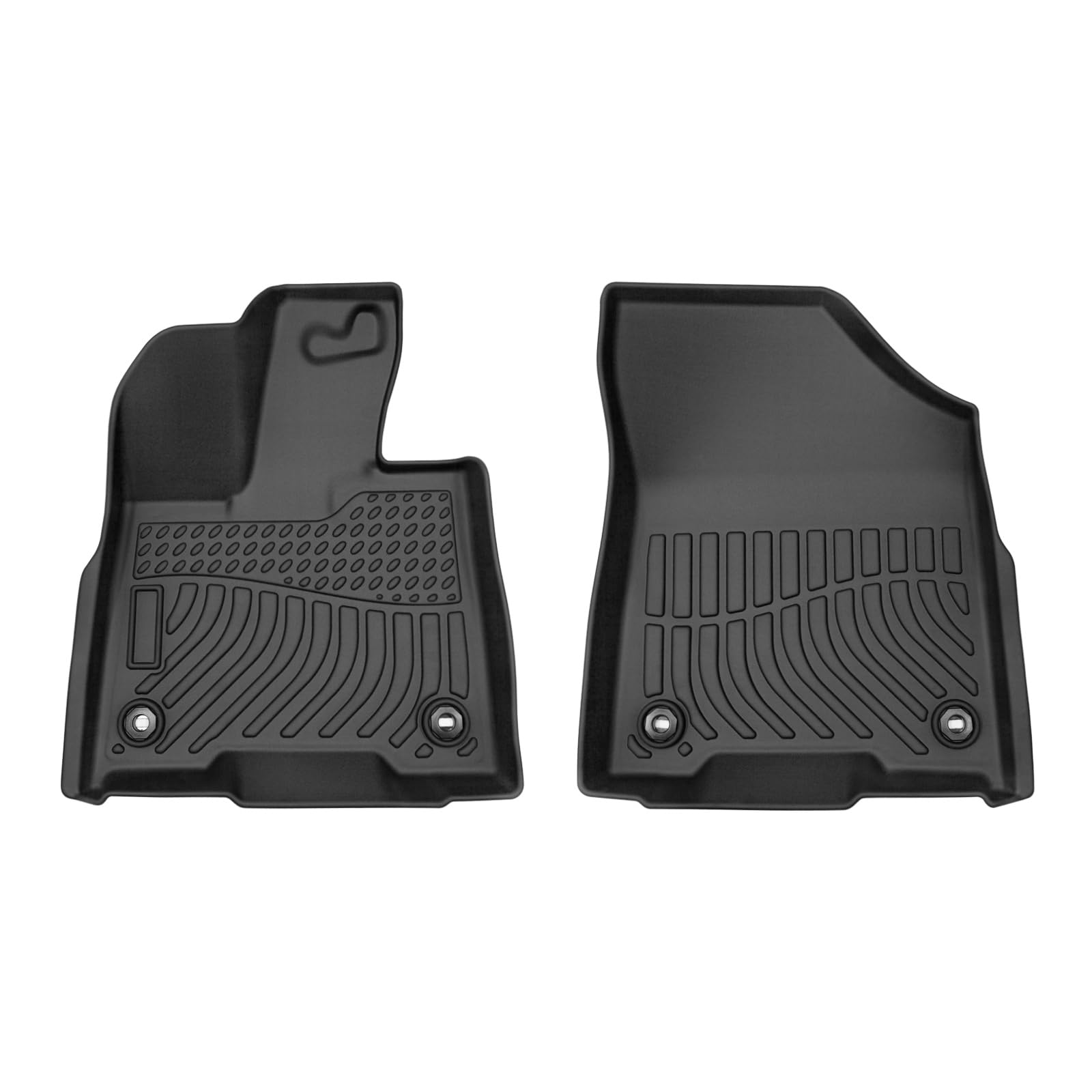 Only Front All-Weather Waterproof TPE Rubber Car Floor Mats Compatible with 2021-2023 Toyota Sienna, Specialized 3D Car Floor Liner, Black(for 2021-2023 Toyota Sienna)
