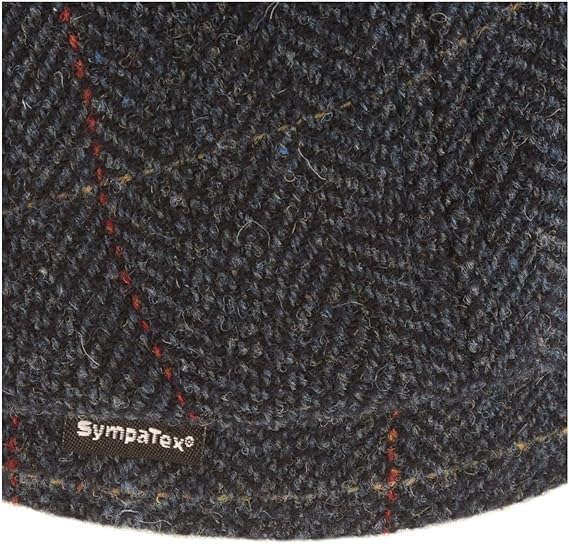 Breiter Gorra Plana de Invierno con Orejeras Flatcap Visera con Membrana Gore-Tex – Hecha de Lana con Forro Interior Suave y Protección Plegable para Orejas