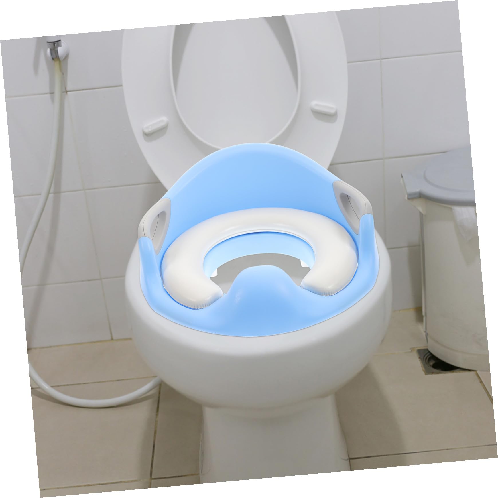 Toddmomy Asiento de Inodoro para Orinal Asa Cojín para Orinal Útil para Entrenamiento de Inodoro Taza para Pequeños Adecuado
