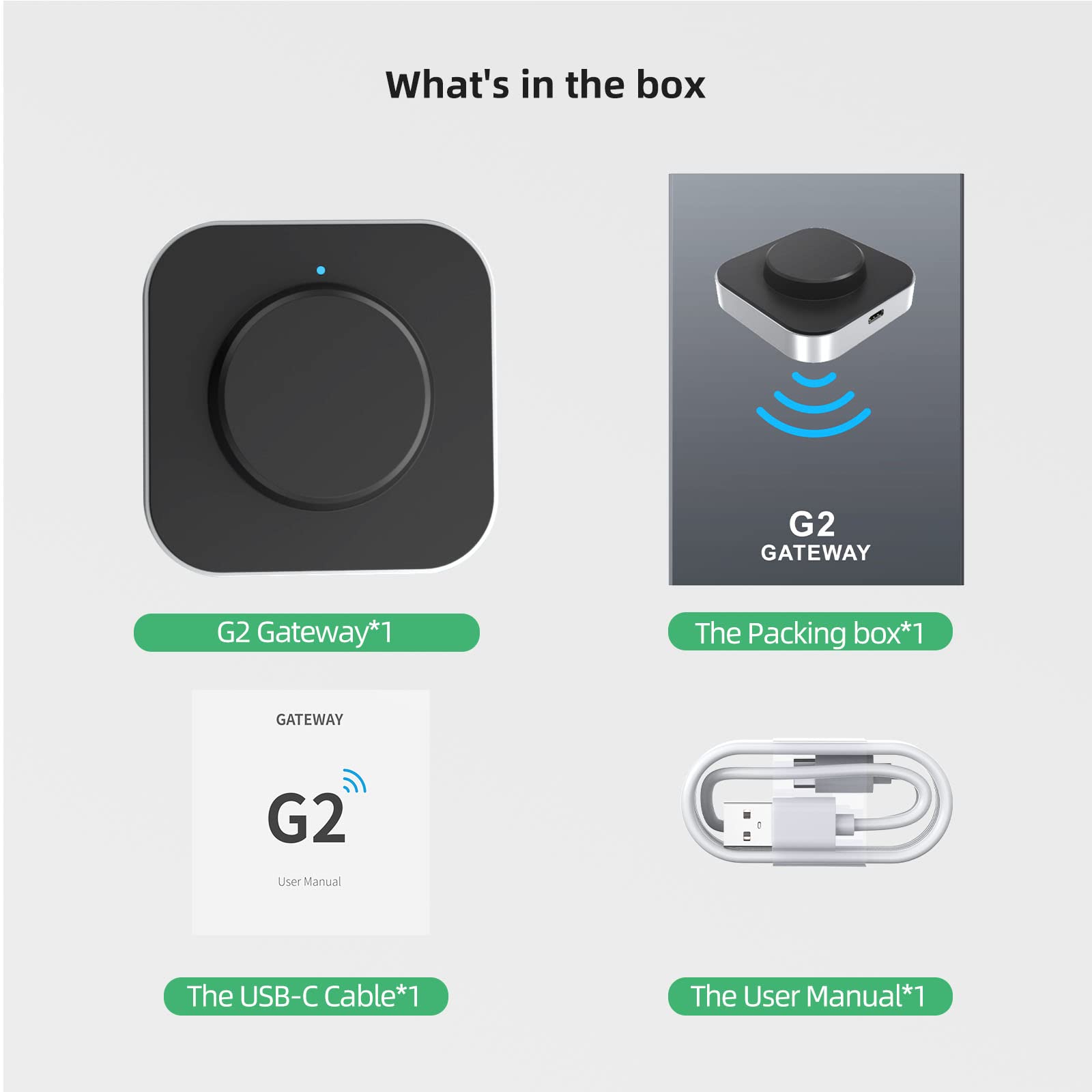 TTLOCK G2 Passerelle Wifi Pour Serrure De Porte Intelligente Bluetooth TTlock Téléphone Télécommande Serrure Déverrouiller Bluetooth Vers Wifi Convertisseur
