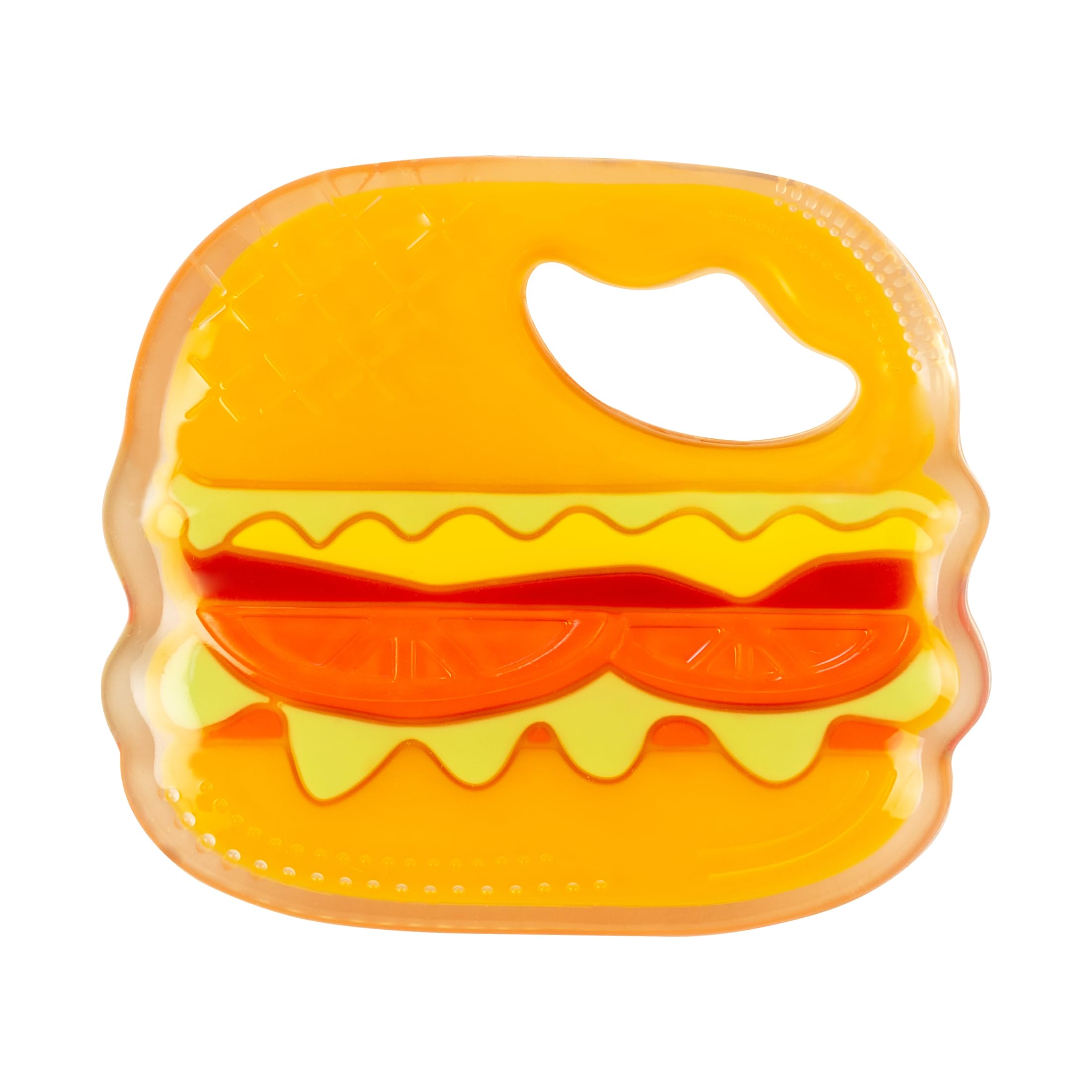 Mee Mee Multi-Textured Soft Silicone Teether (Orange) (MM-1480 F)-image-34