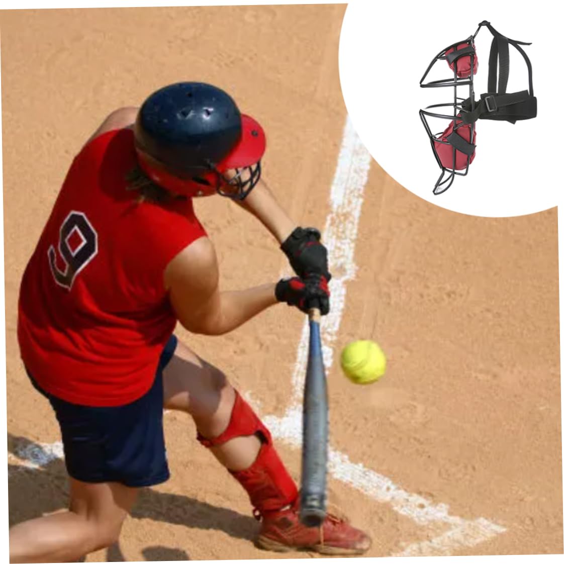 Catás de Facera de Catcher, Casco de béisbol de aleación de aleación ligera con cubierta de protección de softbol ajustable suave y acolchada para niños adultos competiciones aficionadas profe