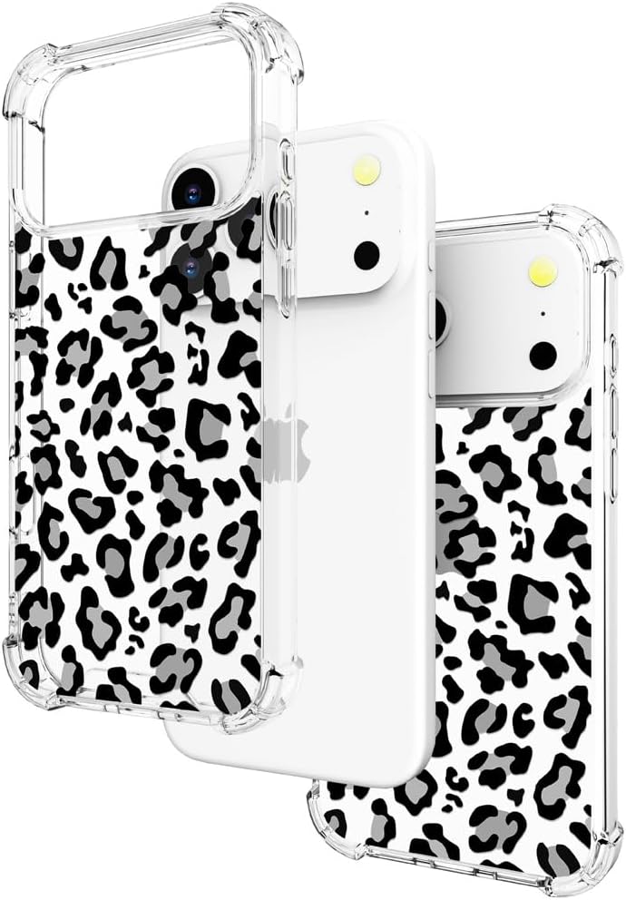 Hungo for iPhone 17 Pro Max / 18 Pro Max Case (Clear Leopard Cheetah) image 4