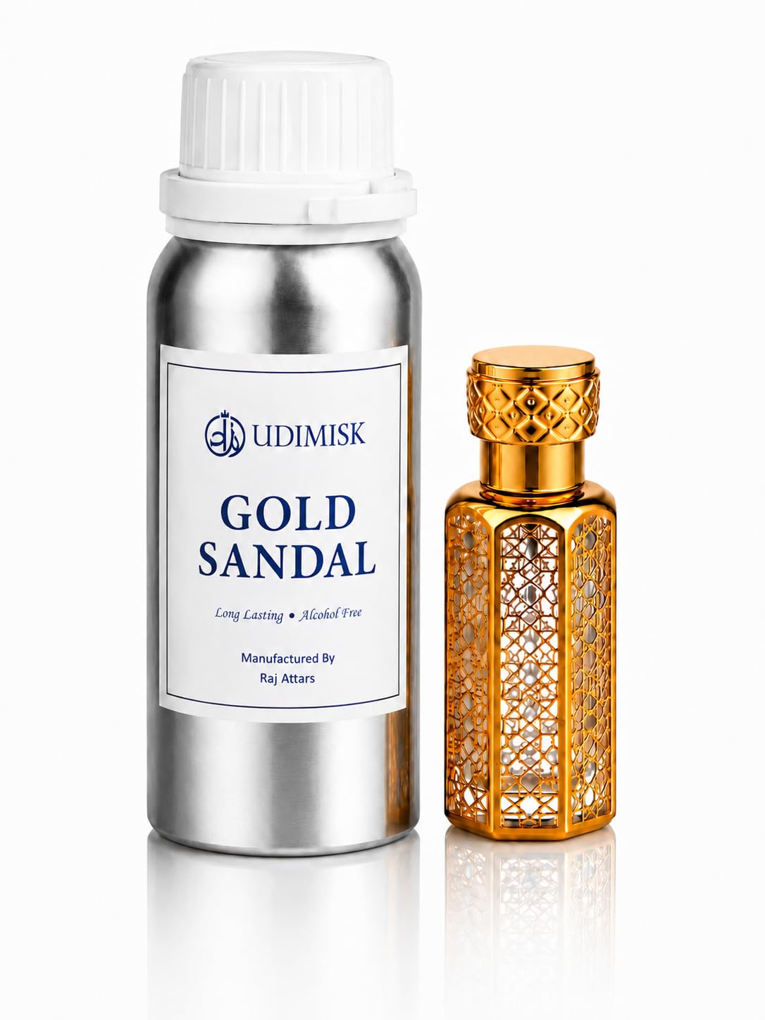 High Quality Gold Sandal 100g Concentrated Perfume Oil Attar Unisex Long Lasting Fragrance for Daily Use and Perfume Making