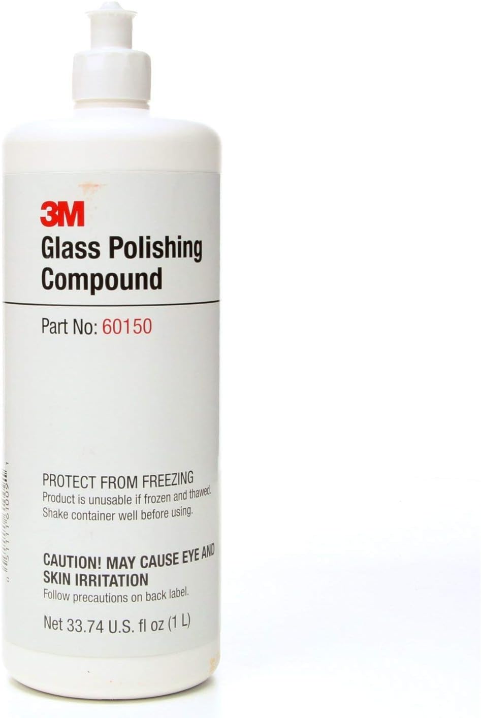 3M 51111610091 Glass Polishing Compound 60150, 1 Liter Capacity, White, Pack of 1