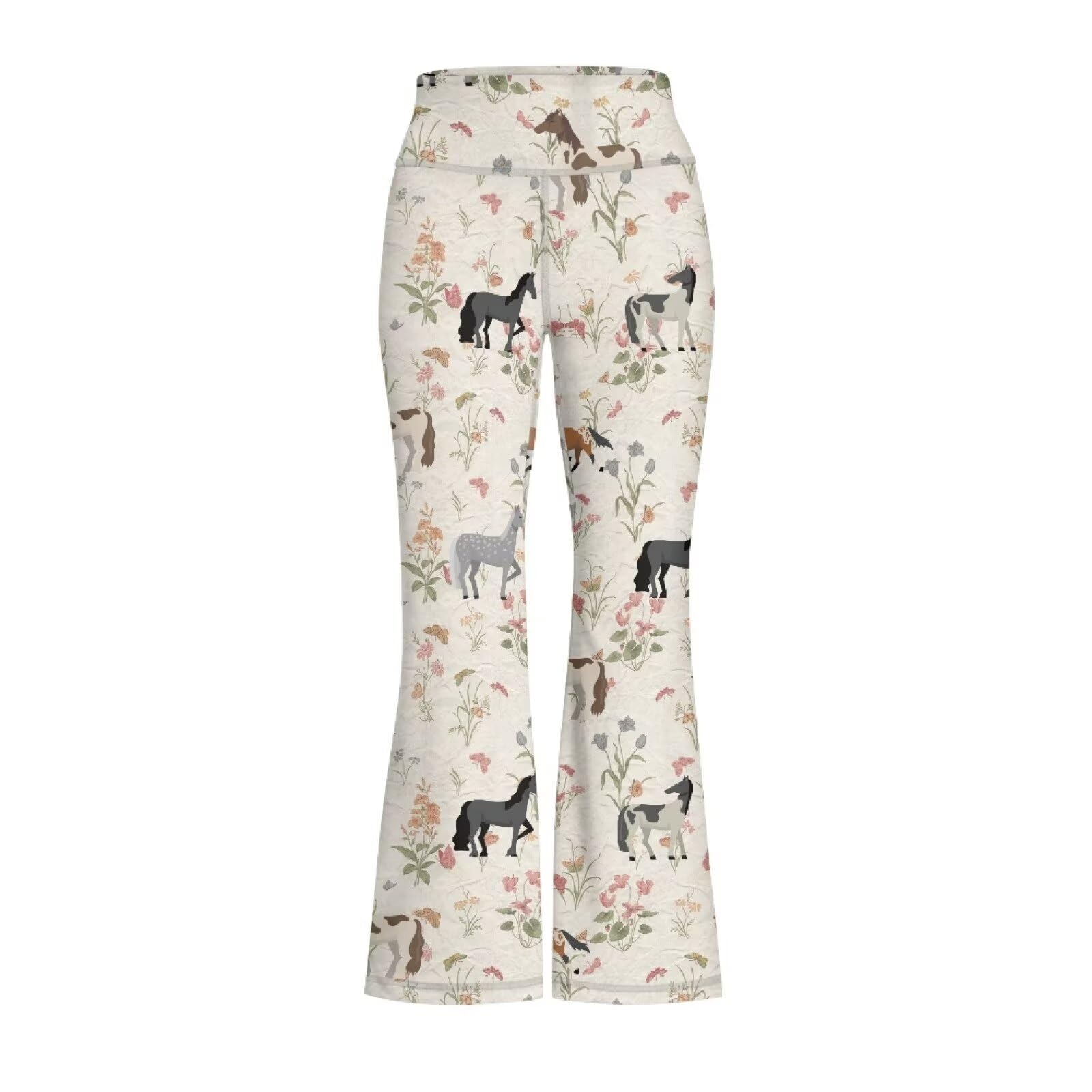 Girls Flare Leggings Cute Bell Bottoms for Teen Girls Wide Leg Sweatpants for 5-14 T