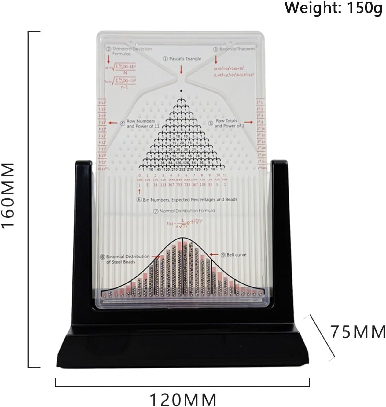 Galton Board Probability Model - Bell Curve Physics Lab STEM Teaching Tool Small