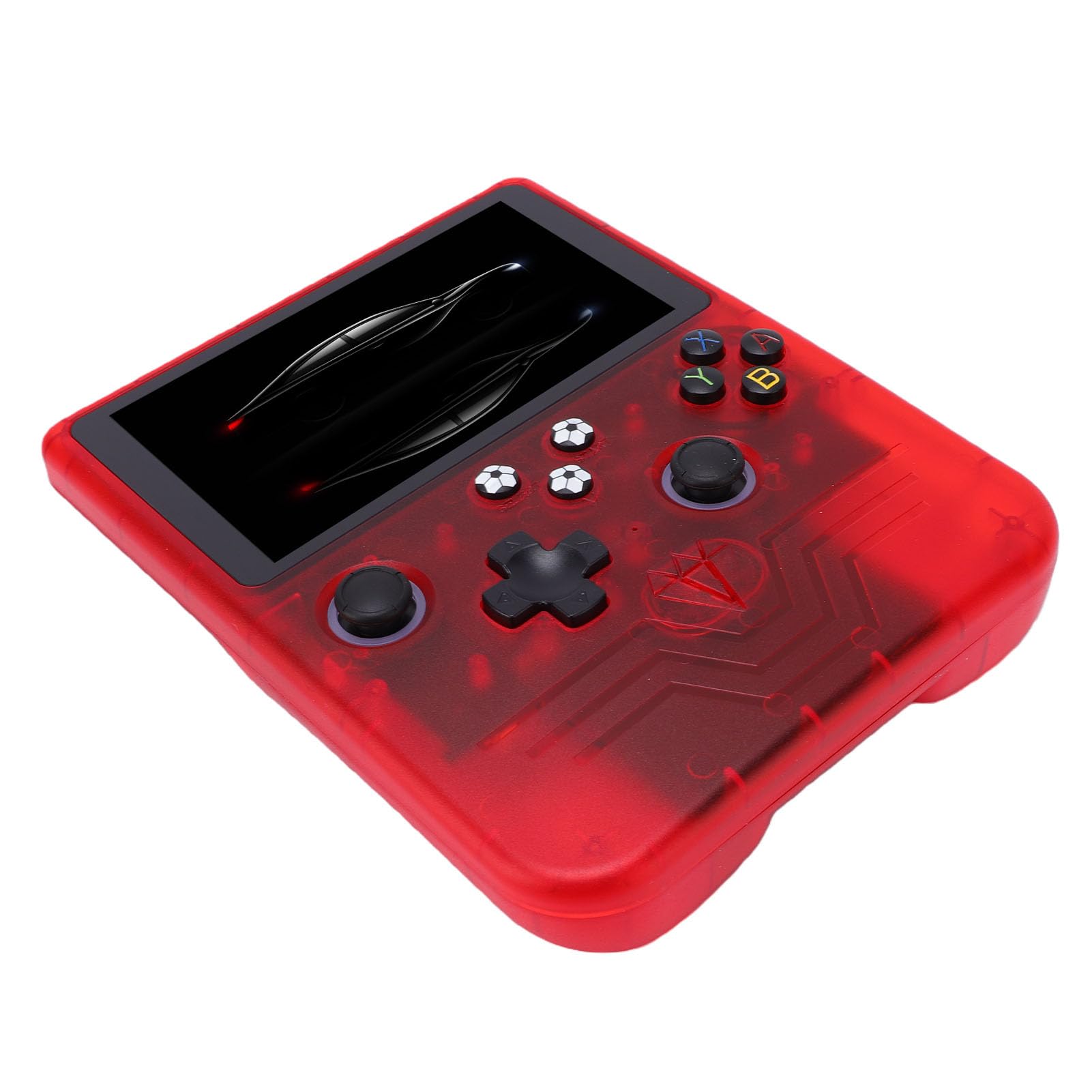 Ejoyous Console di Gioco Portatile con Schermo da 6 Pollici Console di Gioco retrò Memoria da 128 GB Batteria da 6000 MAh Doppi Joystick RGB 30 Emulatori Plus per Giocatori di Giochi per Famiglie in