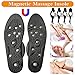 Vuirrm Acupressure Magnetic Massage Insoles, Magnetic Therapy Slimming Insoles for Weight Loss, Reflexology Pain Relief Shoe Insoles Promote Blood Circulation, Relieve Fatigue,S
