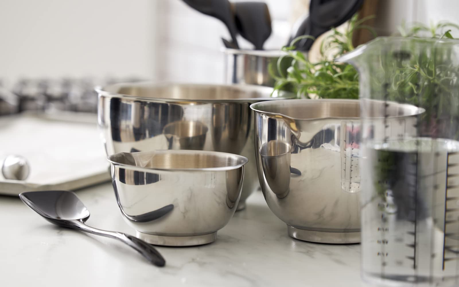 Rosti Margrethe Rührschüssel, Teigschüssel, Metallschüssel, Salatschüssel, Schüssel 2 Liter aus Edelstahl