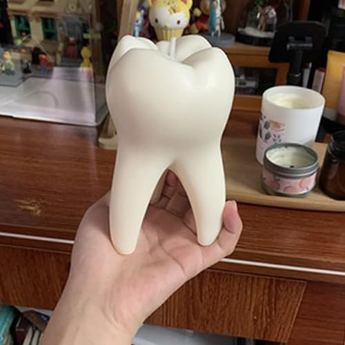 Miniatura 3 de Moldes de vela de dientes grandes, moldes creativos de silicona, lindos moldes de chocolate artesanales de arcilla 3D para colgante de resina,