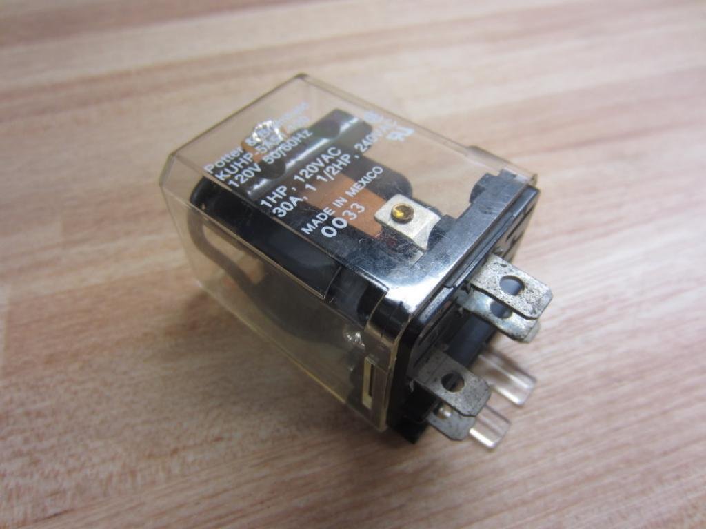 TE CONNECTIVITY/POTTER & BRUMFIELD KUHP-5A51-120 Power Relay, SPDT, 120VAC, 30A, Bracket