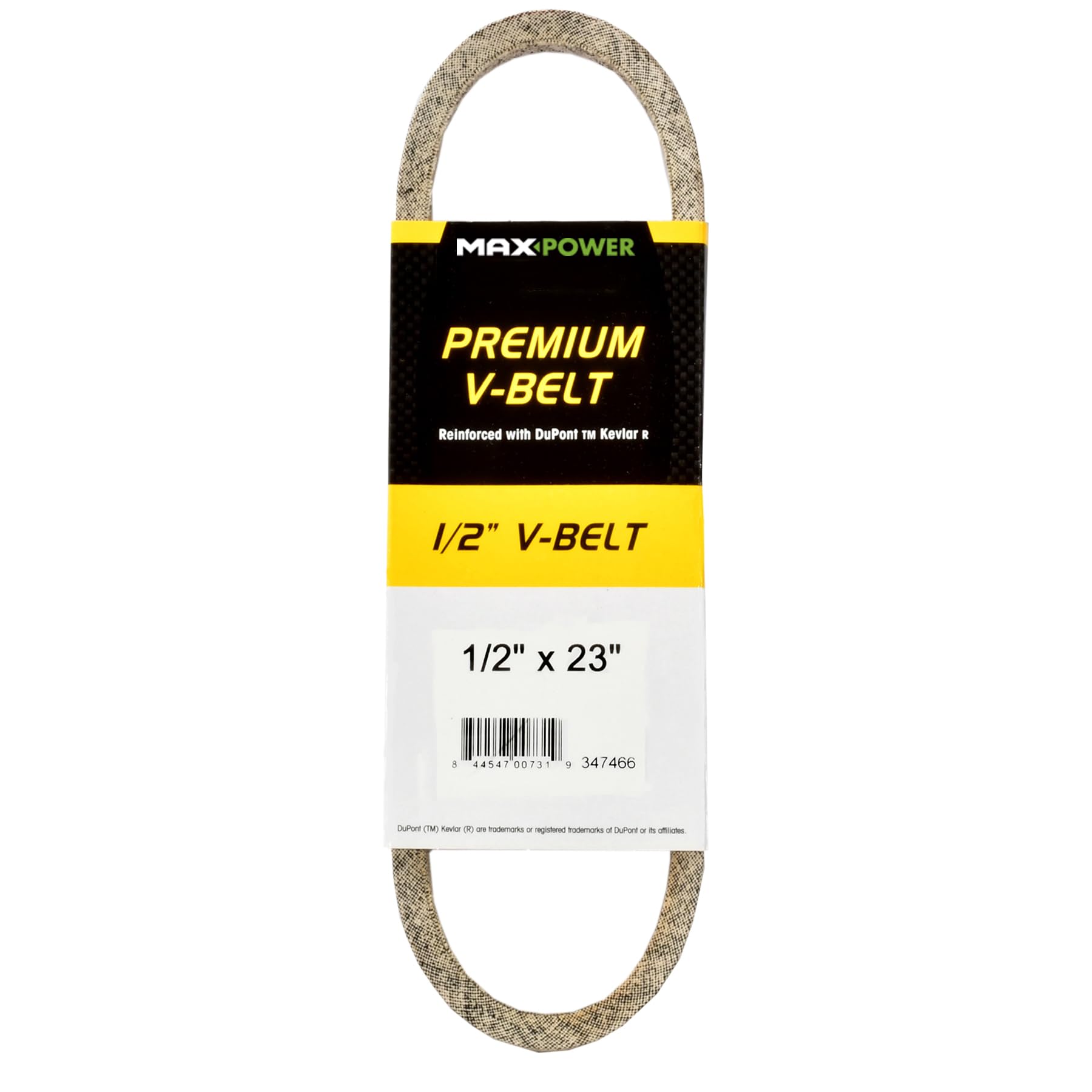 MAXPOWER V-belt 347510, Kevlar reinforced, 1/2 inch x 67 inch - 4L670 - outer length L(a) 1700 mm.