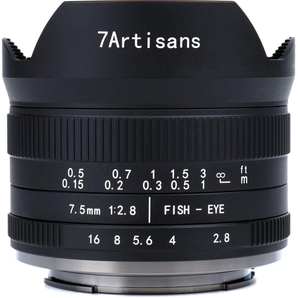 7 Artisans - Cameralens - 7.5mm F2.8 MKII APS-​C voor Fuji FX-​vatting (A303B-​II)