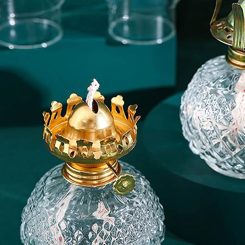 Miniatura 3 de Quemador de repuesto para lámpara de aceite, 2 piezas, lámpara de queroseno de aceite, soporte de chimenea, pieza de repuesto para lámparas de