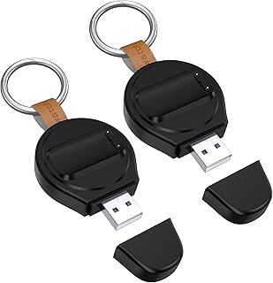 Yoshimitsu Charger Cable for Fitbit Charge 5/Luxe, for Fitbit Luxe/Charge 5 Fitness Tracker, Replacement Charging Cable Cord Acces (Black)