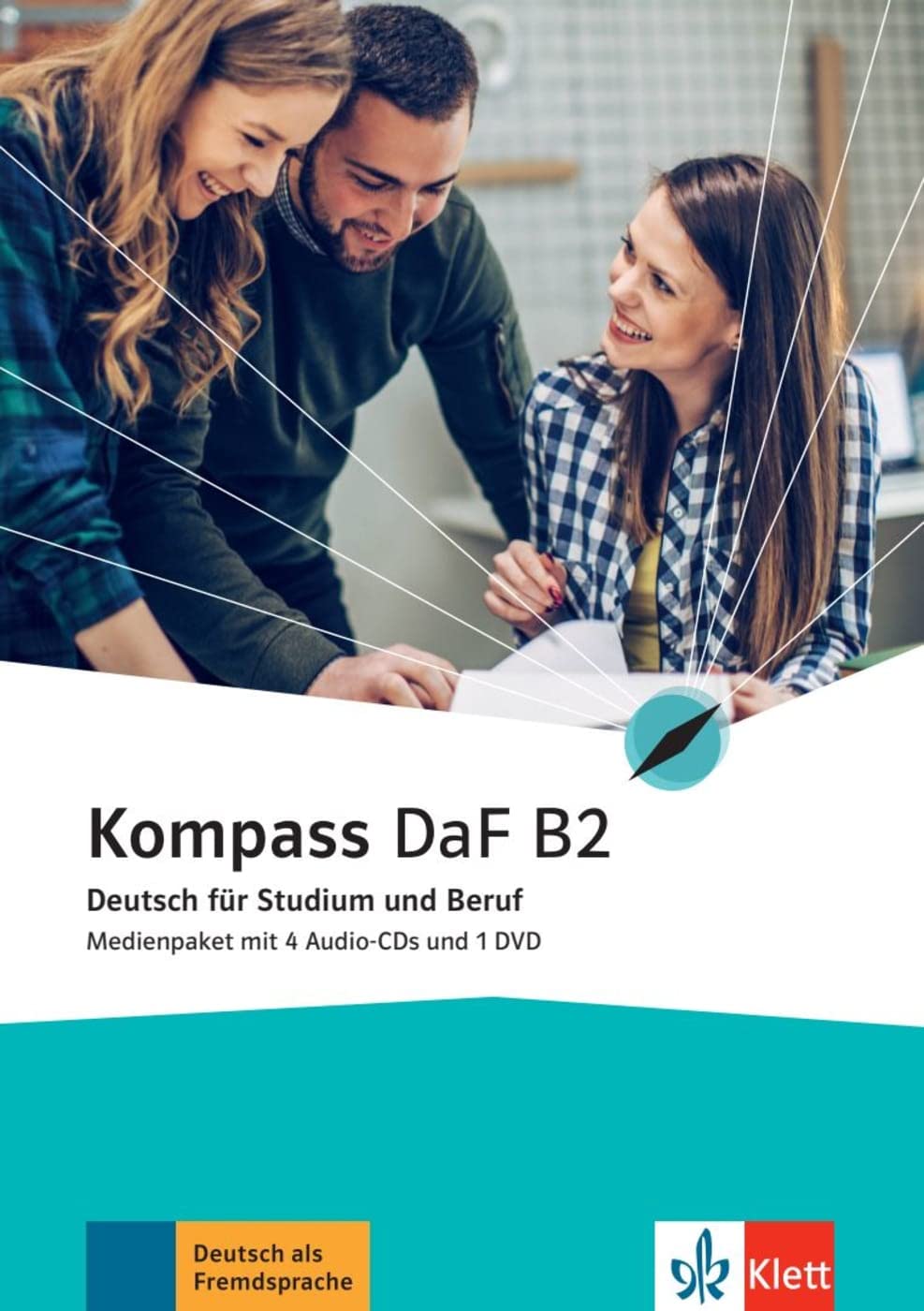 Kompass DaF: 4 Audio-CDs und 1 DVD zum Kurs- und Ubungsbuch B2