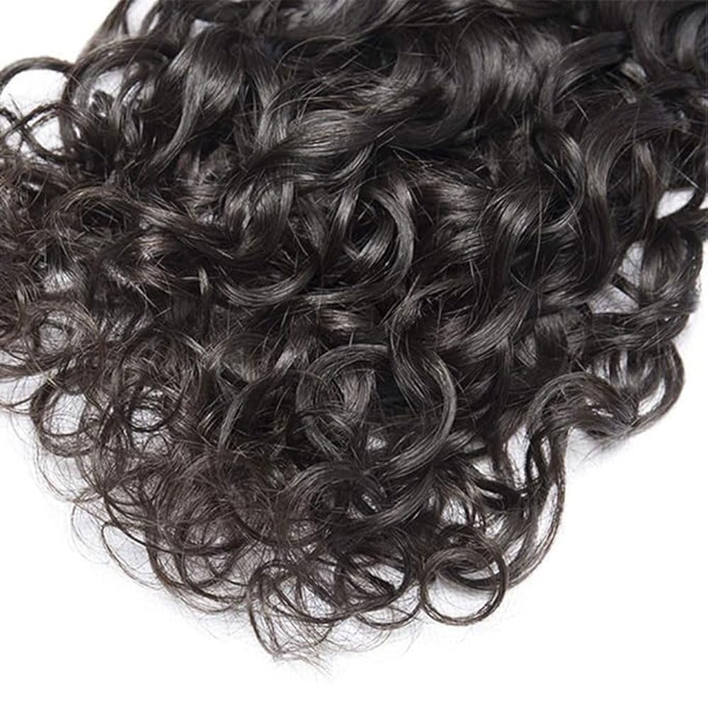 Extension di capelli umani brasiliani Remy brasiliani non trattati, 86,4, 86,4 cm, 86,4 cm, 1B, colore nero naturale, 150 g, per donne