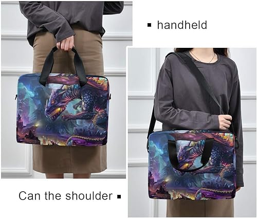 Vista 19 de ALAZA Art Paris - Maletín para portátil de la Torre Eiffel con asa de correa, 13, 14, 15.6 pulgadas Eiffel Tower