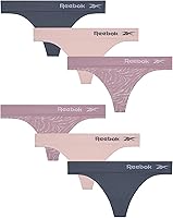 Vista 1 de Reebok Ropa interior para mujer - Tanga sin costuras (paquete de 6)