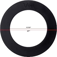 Vista 3 de Viper by GLD Products Guardian Dartboard Surround Sisal/Bristle - Protector de pared de diana con punta de acero