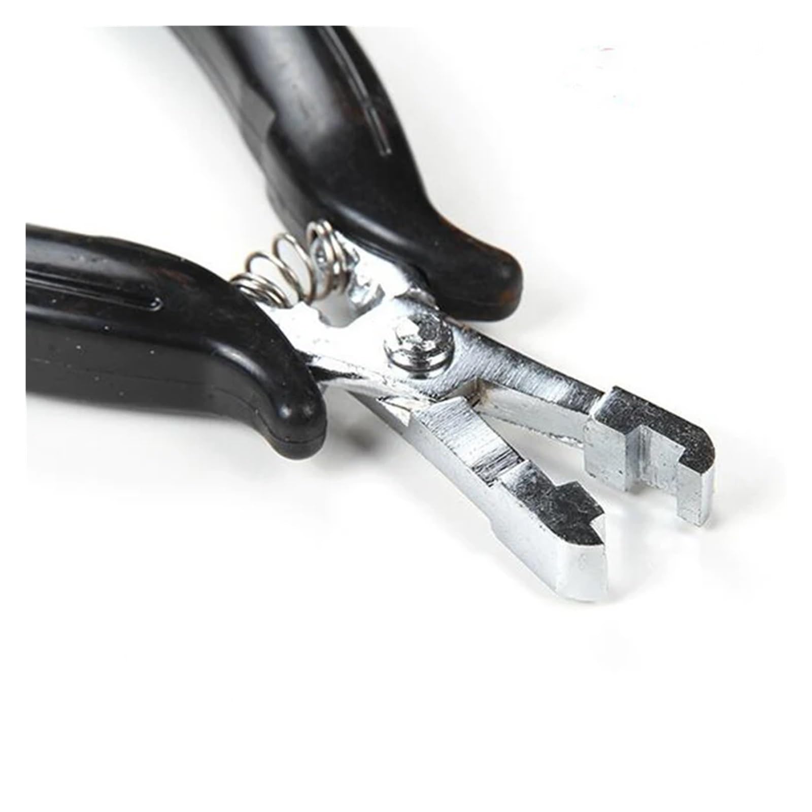 Jbjygsg 6Mm 1Pc Black Handle Stainless Hair Pliers For Hair Extension Tools Multi Functional Hair Extension Pliers(6Mm)