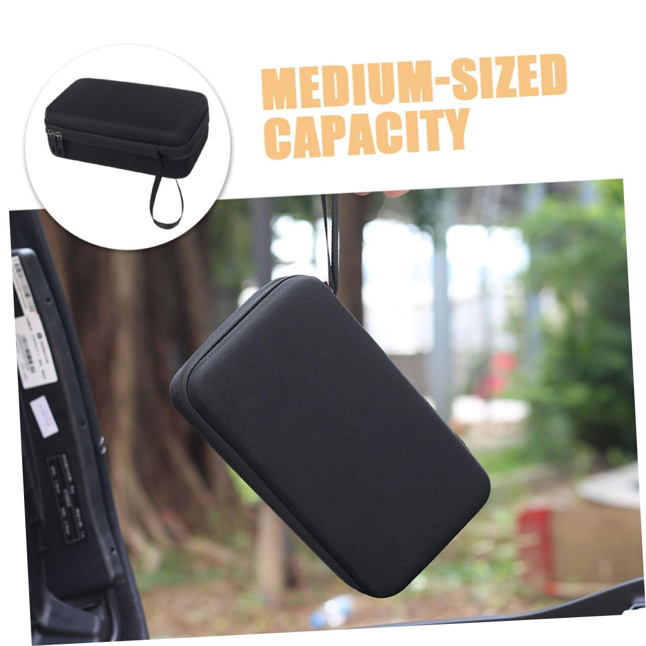 Bolsa De Almacenamiento para Cargador De 2 Piezas, Bolsa De Viaje para Cables De Carga De Vehículos Eléctricos, Organizador De Cables De Viaje, De Accesorios, De