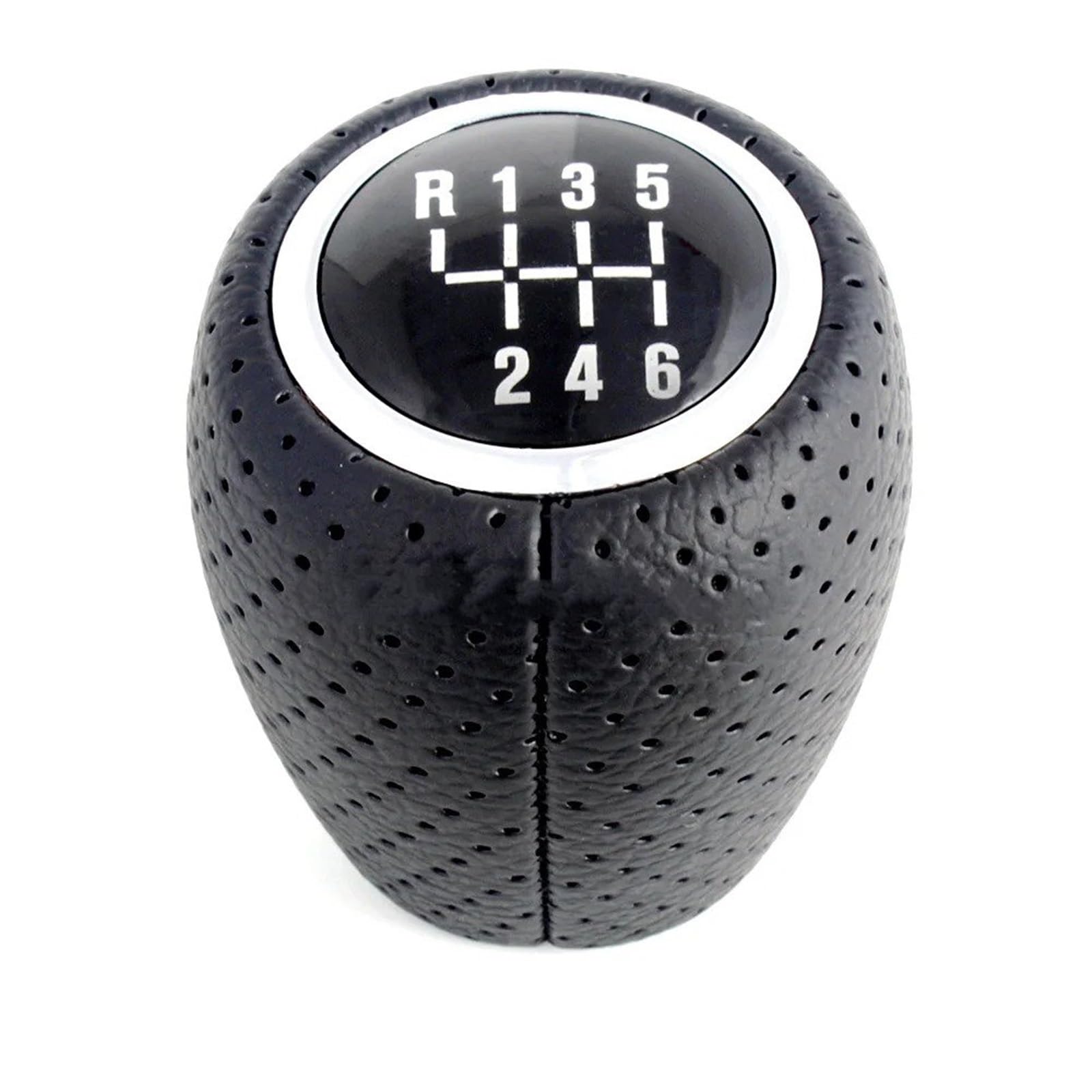 DWTNMEX Gear Shift Knob for Chevrolet for Cruze 2008-2012 MT Car 5/6 Speed Manual Gear Stick Shift Knob with PU Leather Boot(6 Speed)