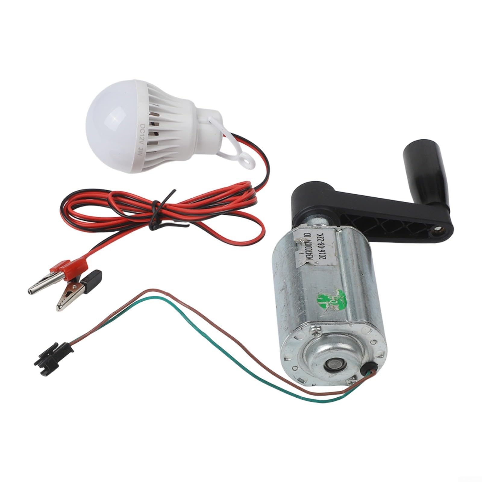 Modello di turbina eolica Breeze fai da te a manovella 12V 80W generatore a magnete permanente adatto per uso domestico o esterno (Set 2)