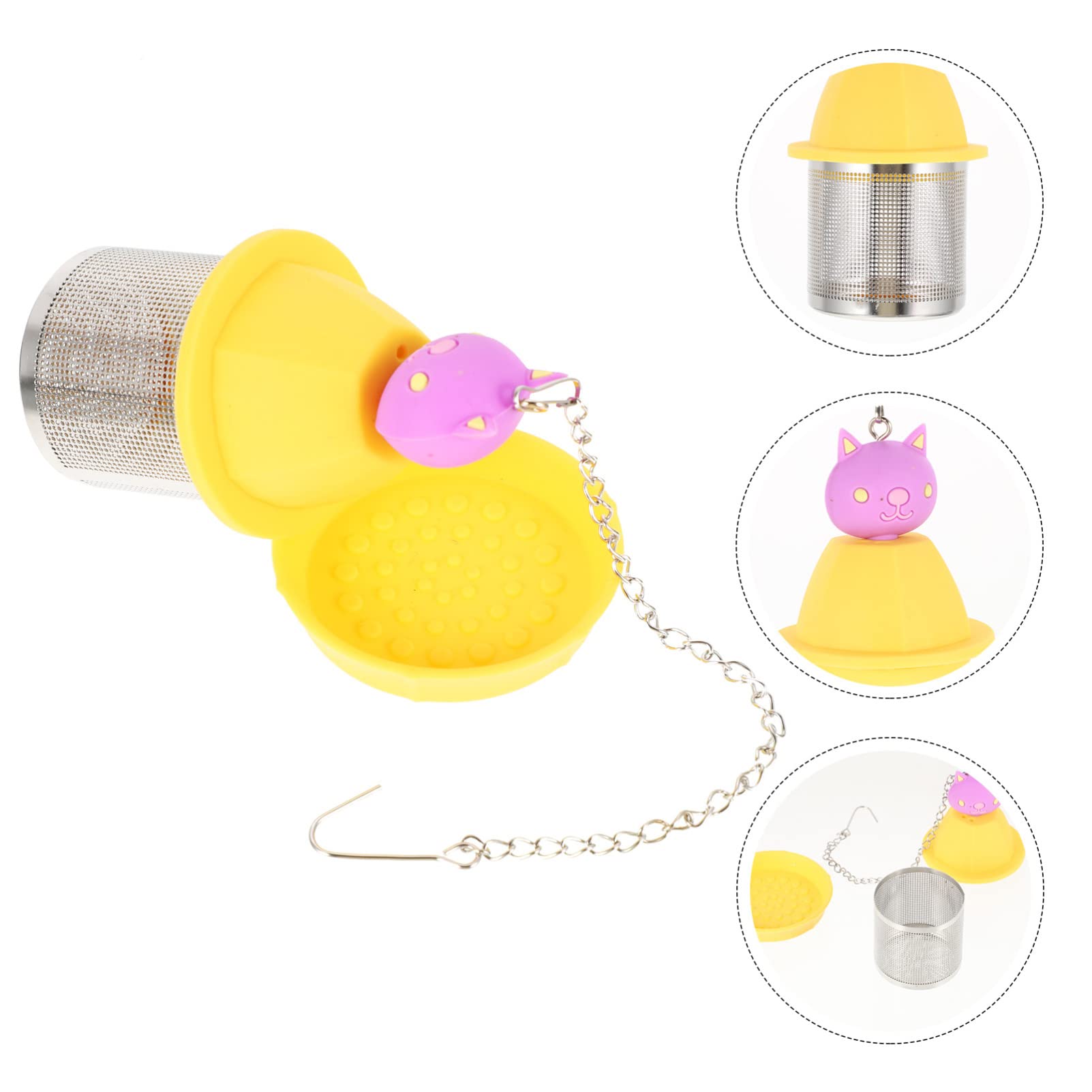 Zerodeko Stainless Steel Tea Infuser Practical Tea Strainer for Use Simple Design